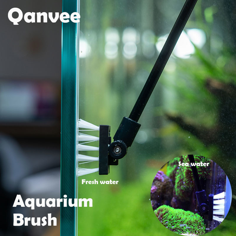 Marine Aquarium Glass Cleaner - Fishing Cleaning Brush Plant Tank Fresh
