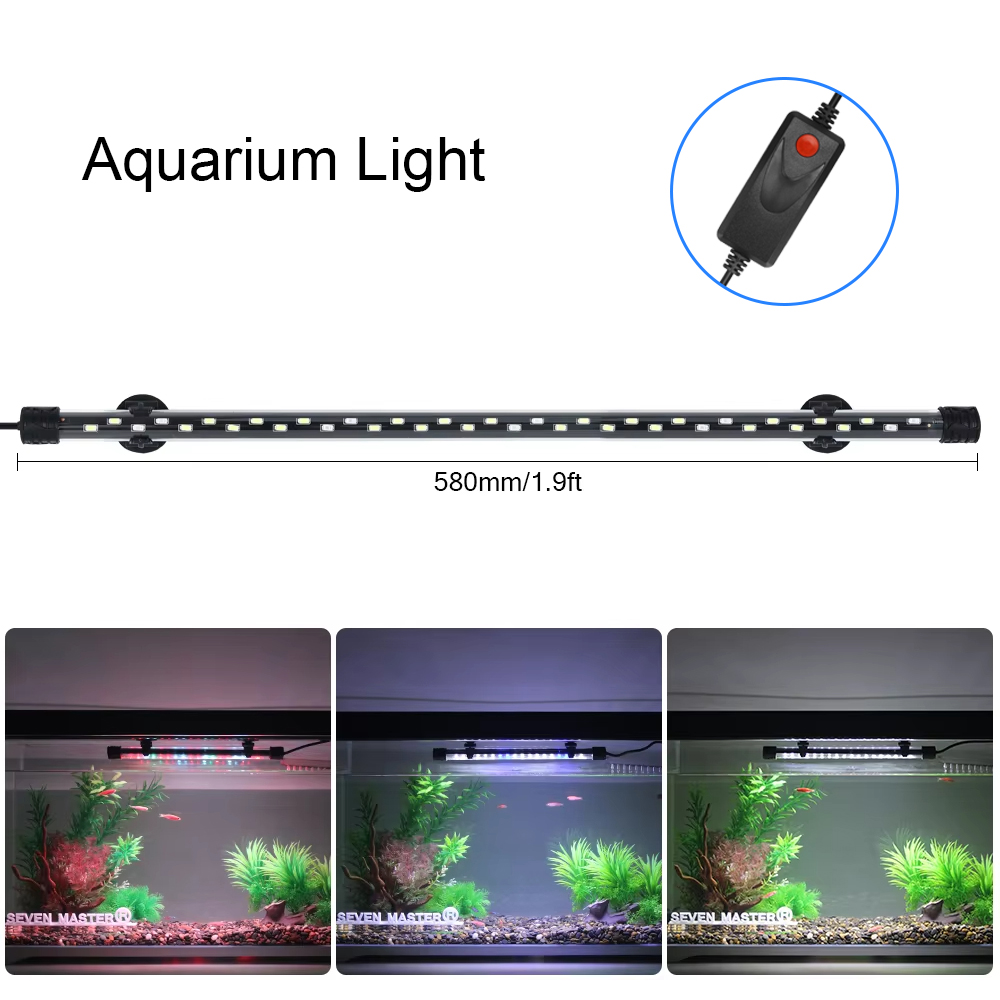 Aquarium Marine Lights - 58CM Aquarium Light LED Plant Grow