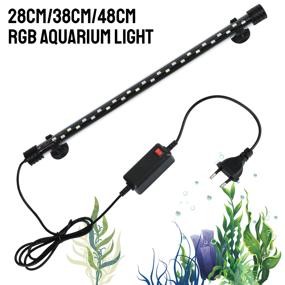 Aquarium Marine Lights - 90~260V Aquarium Submersible Lamp RGB Fish