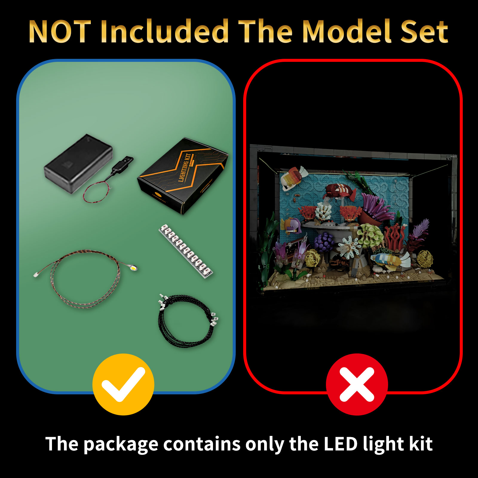 LYBMTWF LED Lighting Kit Compa - огляд і ціна Aquarium Marine Lights