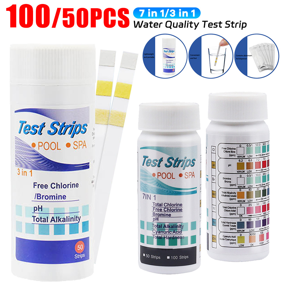 7 in 1 Aquarium Test Strips Mu - огляд і ціна Marine Aquarium Water Test Kit