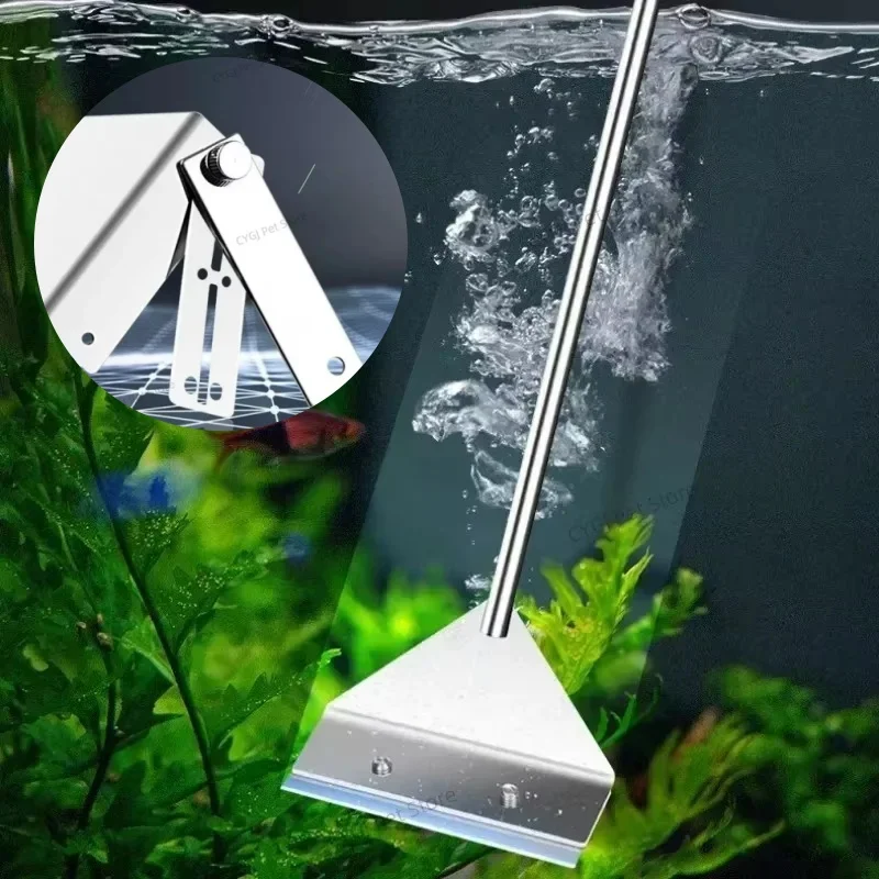 Fish Tank Cleaning Tool Flat S - огляд і ціна Marine Aquarium Glass Cleaner
