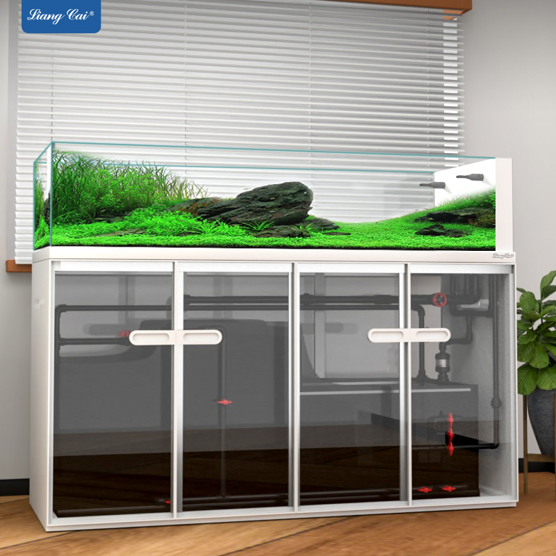 Large Modern Style Glass Fish  - огляд і ціна Marine Aquarium Tank For Sale