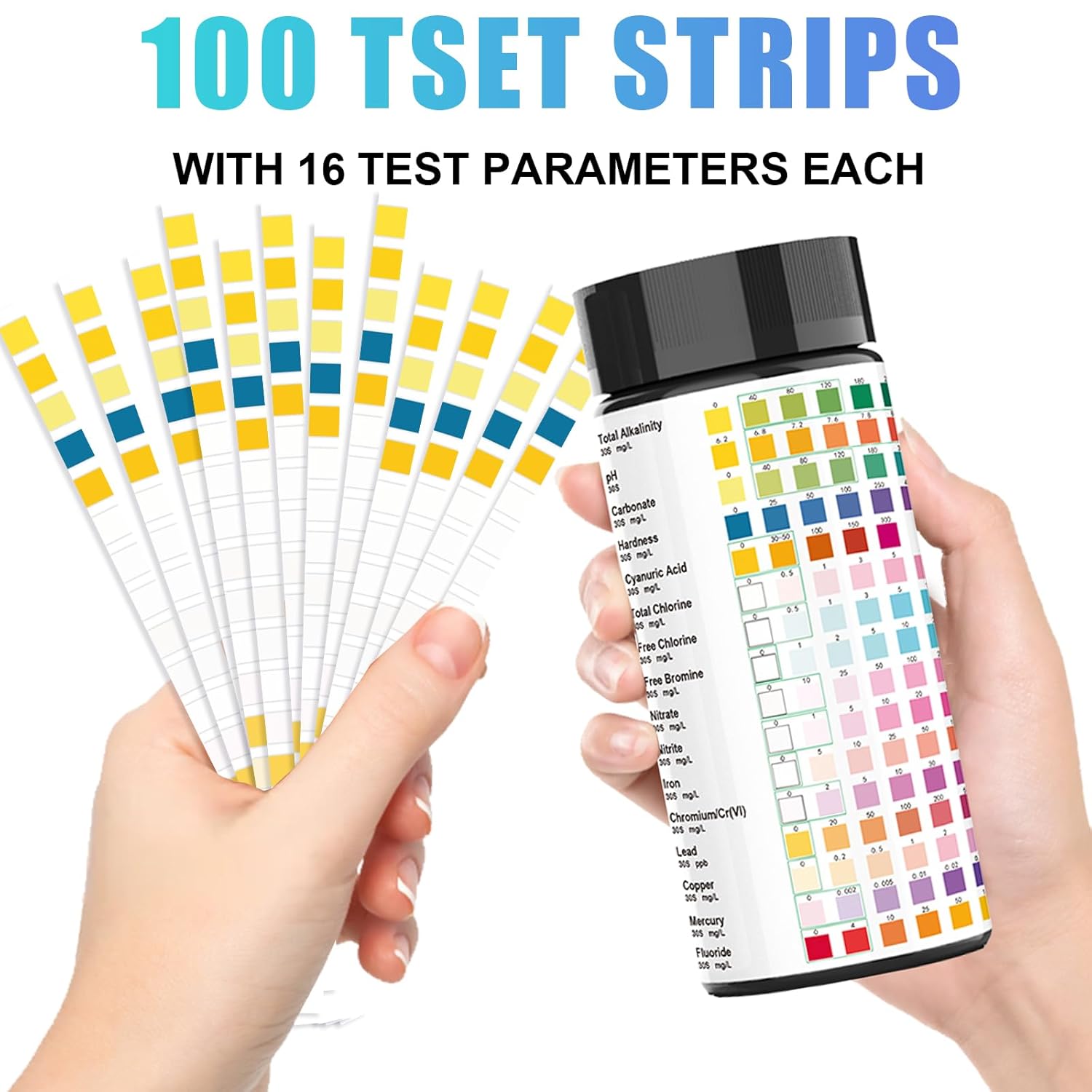 16-in-1 Water Test Kit Strips, - огляд і ціна Marine Aquarium Water Test Kit