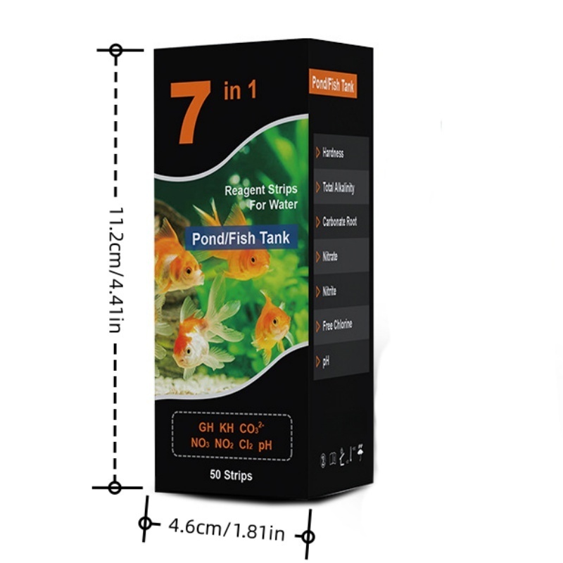 7-in-1 Aquarium Freshwater pH  - огляд і ціна Marine Aquarium Water Test Kit