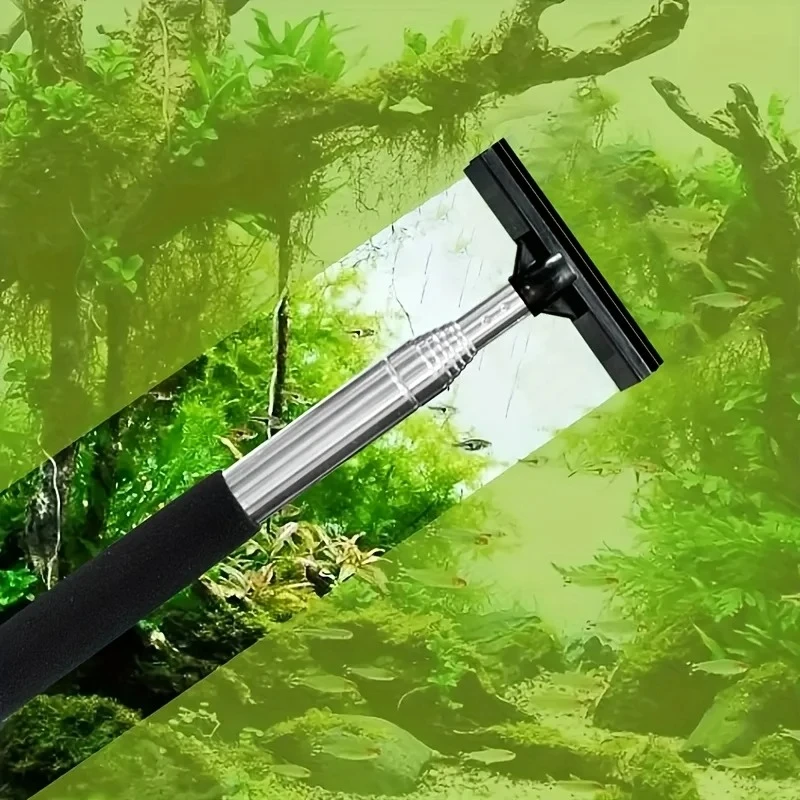 Telescopic Aquarium Scraper Br - огляд і ціна Marine Aquarium Glass Cleaner