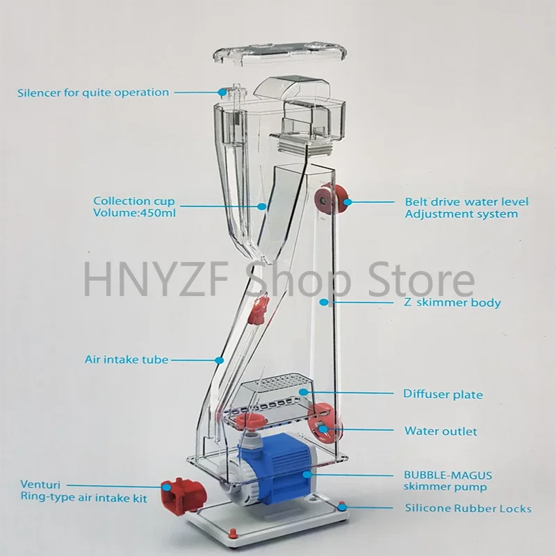 Bubble Magus Z5 Z6 Z7 Z8 Inter - огляд і ціна Marine Aquarium Protein Skimmer
