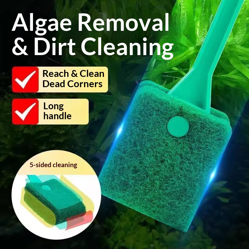 Long Handle Aquarium Fish Tank - огляд і ціна Marine Aquarium Glass Cleaner