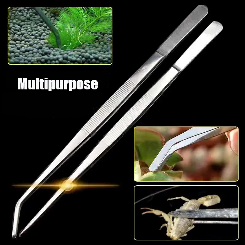48cm Stainless Steel Tweezers  - огляд і ціна Marine Aquarium Glass Cleaner