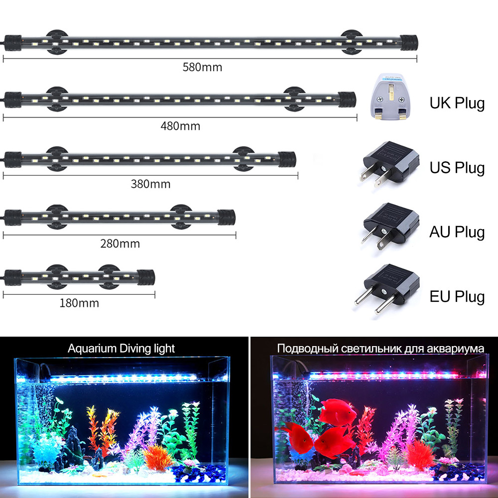 90-260V Aquarium Light LED Wat - огляд і ціна Aquarium Marine Lights